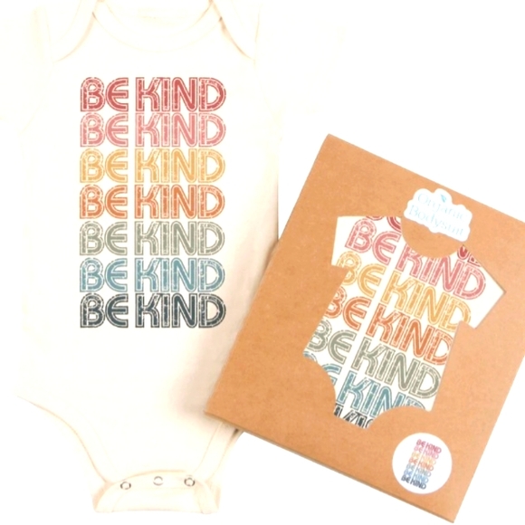 Morado Designs One Piece Bodysuit BE KIND- NWT - Picture 1 of 6